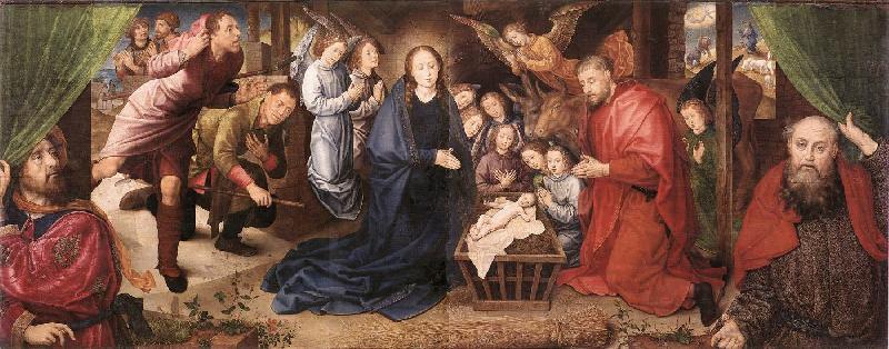 GOES, Hugo van der Adoration of the Shepherds sg oil painting image